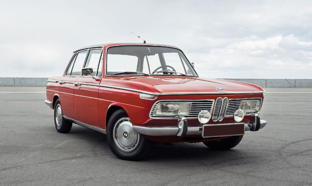 roter BMW-Oldtimer