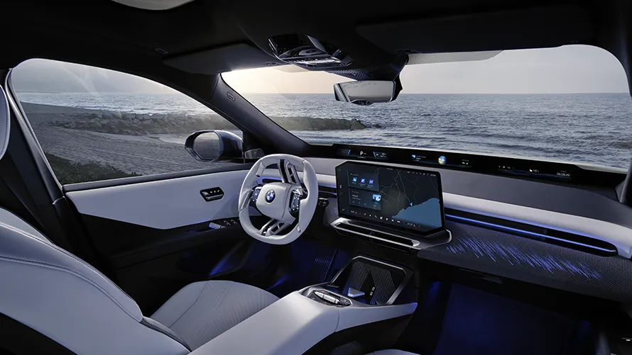 BMW iX3 Innenansicht ins Cockpit