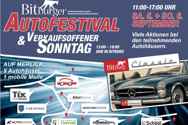 Autofestival Ankündigung